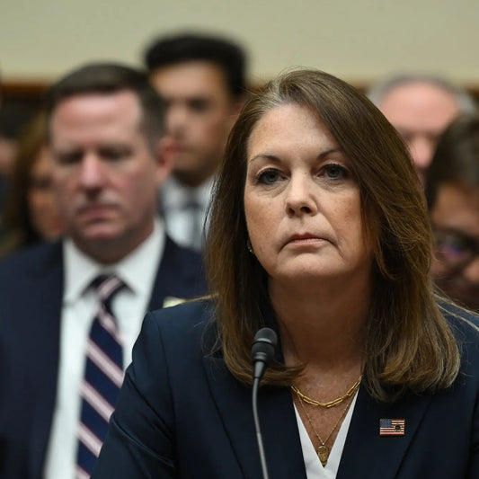 Kimberly Cheatle testifying for the Secret Service before a house oversight committee.